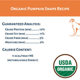 Dog Mamma's LLC - Organic Pumpkin Snaps Recipe - Gourmet Dog Treats