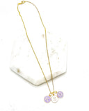 Baubles by B - Purple White KSU Kansas State University Charm Necklace Cats