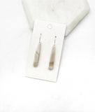 Baubles by B - Cream Neutral Pixie Drop Acrylic Earrings