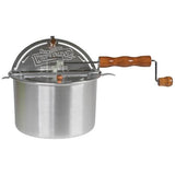 Amish Country Popcorn - 6-Quart Aluminum Whirley Popper Kitchen Appliance