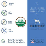 Dog Mamma's LLC - Organic Berry Banana Coconut Recipe - Gourmet Dog Treats