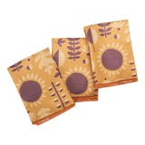 Mighty Mini Gold Sunflower Towel (Set of 3) Reversible
