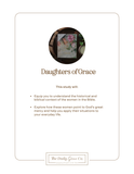The Daily Grace Co - Daughters of Grace | Women of the Bible Study