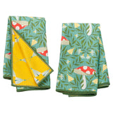 Double Duty Mushroom Towel (set of 2) Reversible