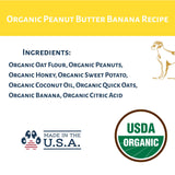 Dog Mamma's LLC - Organic Peanut Butter Banana Recipe - Gourmet Dog Treats