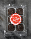 O'Shea's Candies Sweet Shop - 6 PK Sea Salt Caramel Dark - Snackpack Tray