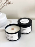 Wood Wick Candle 4 oz - Black / Lavender Sage