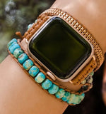 Turquoise Calming Energy Apple Watch Strap