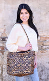 Two In One Leopard Tote