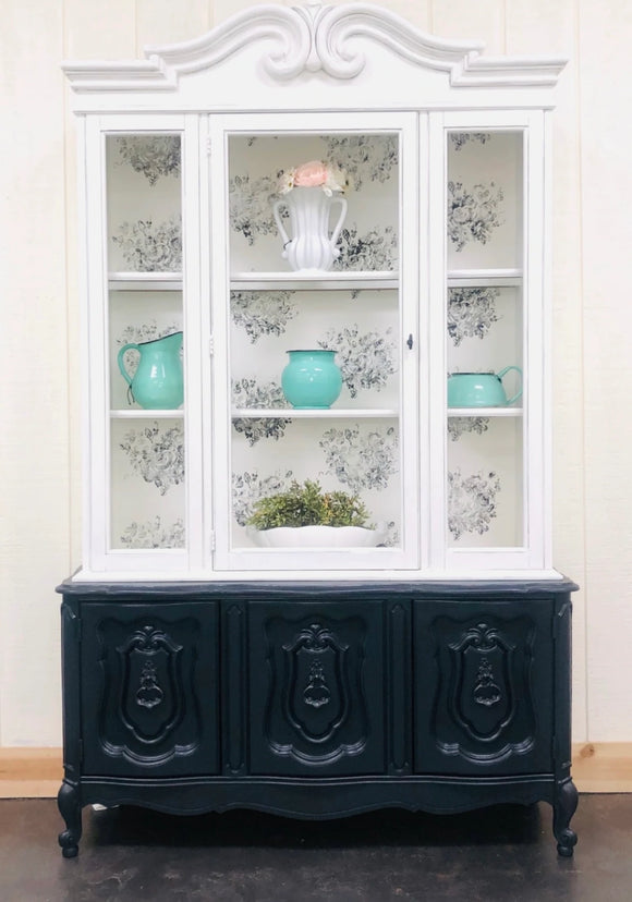 Black and White Hutch