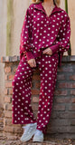 Mineral Washed Polka Dot Pullover