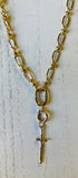 Lola Charm Necklace Gold