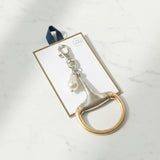 Purse Charm Horsebit With A Pearl Charm