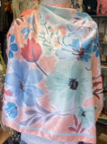 Pastel Floral Scarf