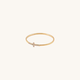 Nikki Smith Designs - Crystal Cross Ring-Waterproof