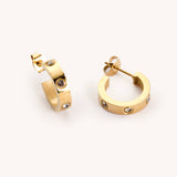 Nikki Smith Designs - Corinne Gold Hoops