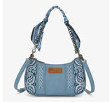 Wrangler Desert Paisley Red-Pink- Blue Shoulder Bag