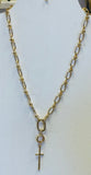 Shiny Gold Charm Necklace
