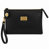 Ella   Black   |   Crossbody   Bag   +   Wristlet