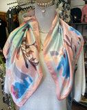 Pastel Floral Scarf