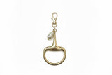 Purse Charm Horsebit With A Pearl Charm