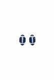Sparkly Football Earrings