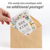 Bentley Seed Co. - Bee Kind Help Pollinators Kraft Bee - Flower Mix Seed Packets