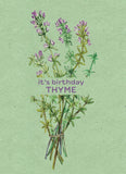 Bentley Seed Co. - It's Birthday Thyme - Thyme Seed Packets