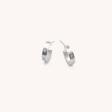 Nikki Smith Designs - Corinne Silver Hoops