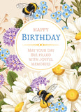 Bentley Seed Co. - Happy Birthday - Bee - Forget Me Not Seed Packets