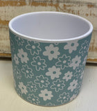 Light Mint Flower Pot