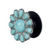 Turquoise Chrome Phone Socket