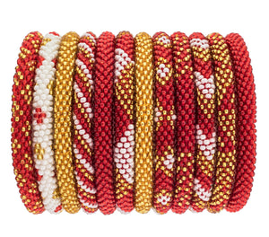 Aid Through Trade - Roll-On® Bracelet Red and Gold