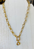 Lola Charm Necklace Gold