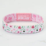 Tap To Pray® Wristband – Meadows - White