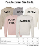 Embroidered GOD IS GOOD Sweatshirt Dusty Pink