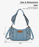 Wrangler Desert Paisley Red-Pink- Blue Shoulder Bag