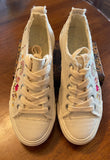 Sadie Sun Cream Embroidered Shoe