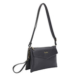 Liz Soto Handbags - Lexi 3318 cross body with wristlet: Black
