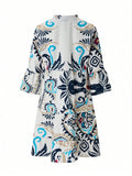 CASUAL FLORAL DRESS