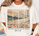 Watercolor Aesthetic Easter Tee Plus