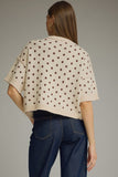 Polka Dot Sweater Top