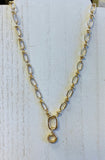 Lola Charm Necklace Gold