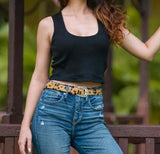 Rock On HAIRON Leopard Women's Belt