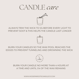 Hope |  Hibiscus & Agave | 9 oz. Clear Jar Soy Candle