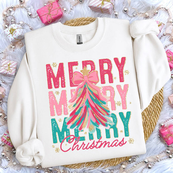 Merry Merry Merry Christmas Sweatshirt
