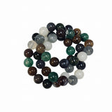 Green - Amber - Brown Stone Bracelet