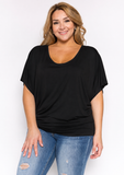 BATWING KNIT TOP Plus