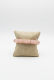 Coral Beaded Bangle Bracelet