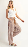 Barrel Striped Drawstring Pants